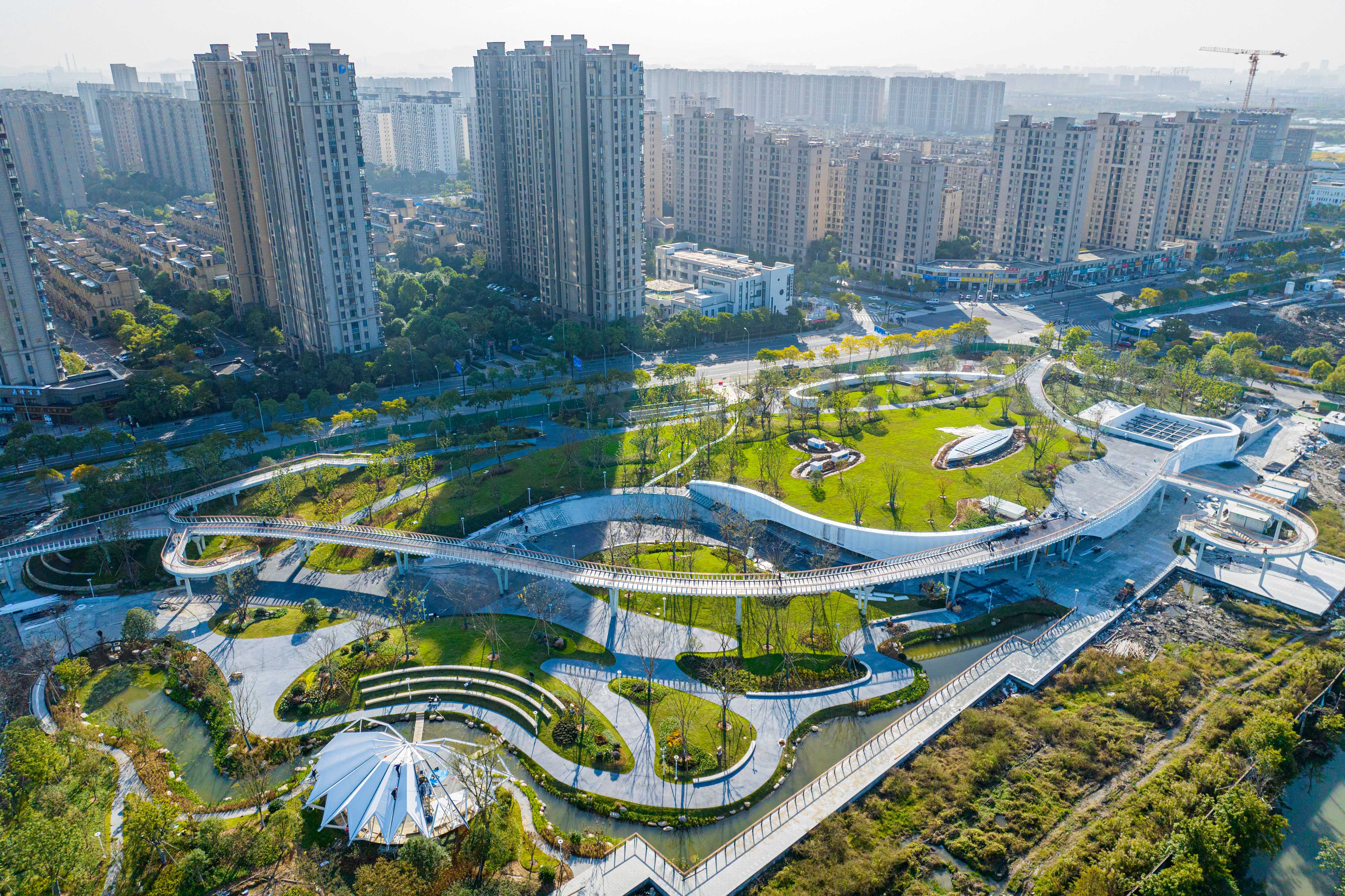 宁波又一个休闲公园即将竣工!本周试开园! 宁波又一个休闲公园即将竣工!本周试开园!